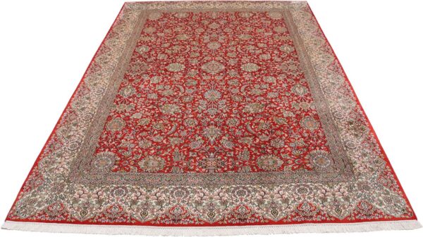 Kashmir Oriental Rug 216 × 310 cm, Silk, hand-knotted, refined — view 7