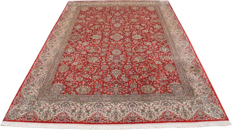 Kashmir Oriental Rug 216 × 310 cm, Silk, hand-knotted, refined — view 7