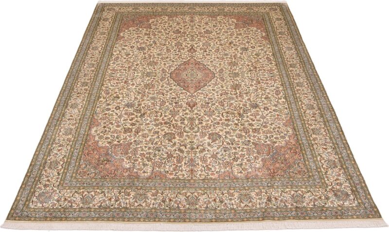 Kashmir Oriental Rug 216 × 311 cm, Silk, hand-knotted — view 2