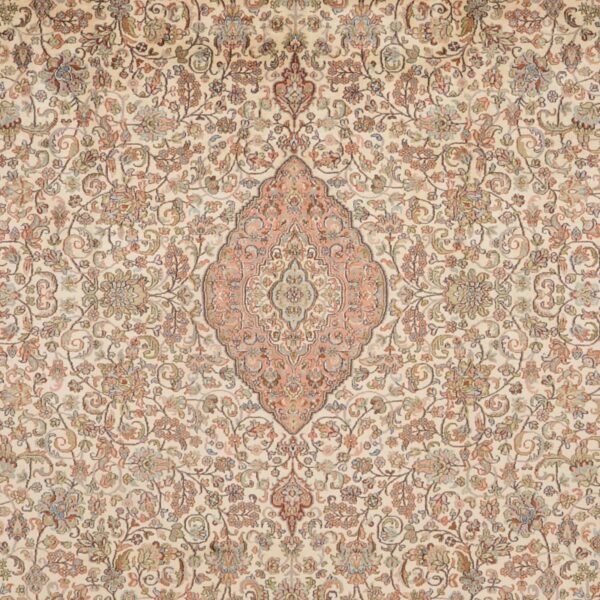 Kashmir Oriental Rug 216 × 311 cm, Silk, hand-knotted — view 5