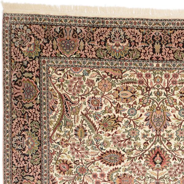 Kashmir Oriental Rug 219 × 304 cm, Silk, hand-knotted — view 5
