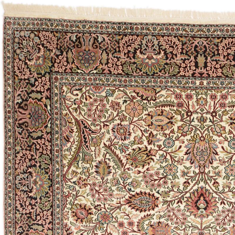 Kashmir Oriental Rug 219 × 304 cm, Silk, hand-knotted — view 5