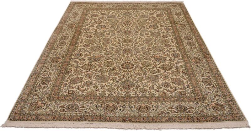 Kashmir Oriental Rug 219 × 314 cm, Silk, hand-knotted — view 2