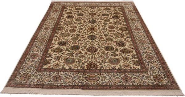 Kashmir Oriental Rug 219 × 317 cm, Silk, hand-knotted — view 2