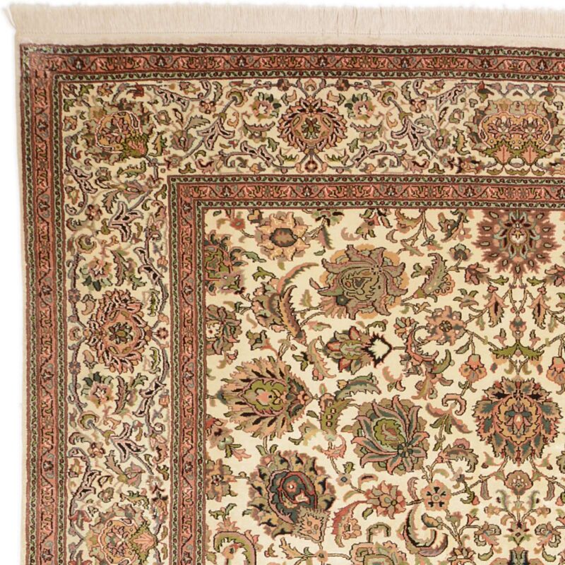 Kashmir Oriental Rug 219 × 317 cm, Silk, hand-knotted — view 5
