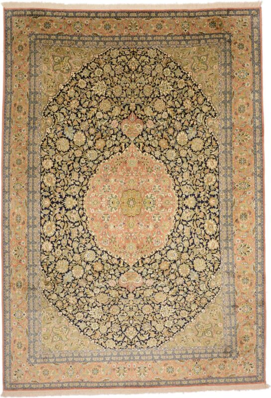 Kashmir Oriental Rug 223 × 320 cm, Silk, hand-knotted