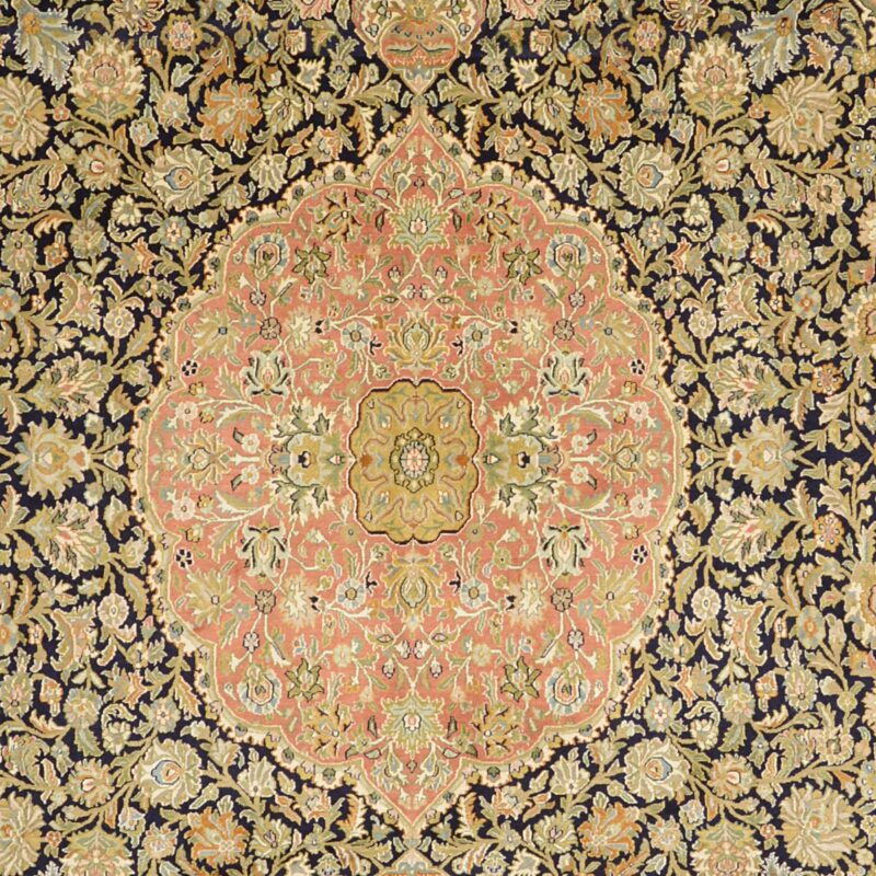 Kashmir Oriental Rug 223 × 320 cm, Silk, hand-knotted — view 4