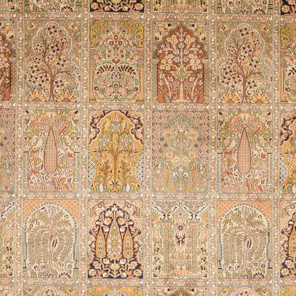 Kashmir Oriental Rug 242 × 334 cm, Silk, hand-knotted — view 4