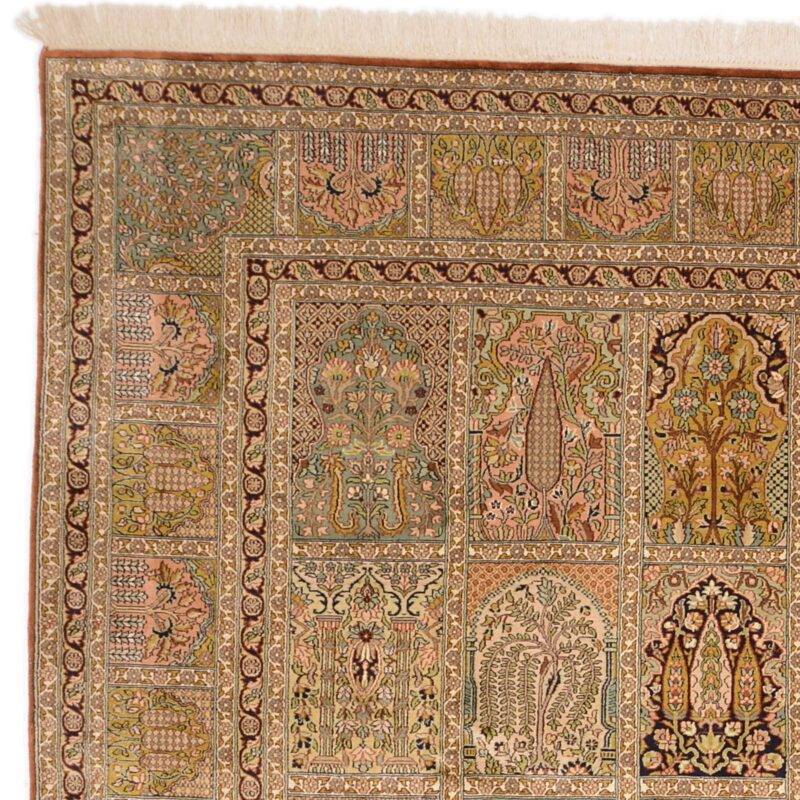 Kashmir Oriental Rug 242 × 334 cm, Silk, hand-knotted — view 5