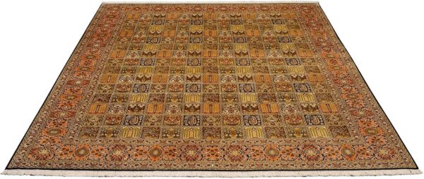 Kashmir Oriental Rug 244 × 299 cm, Silk, hand-knotted — view 2