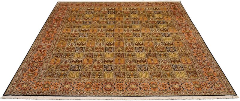 Kashmir Oriental Rug 244 × 299 cm, Silk, hand-knotted — view 2