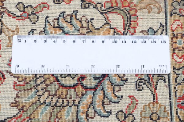 Kashmir Oriental Rug 244 × 335 cm, Silk, hand-knotted, pastel — view 11