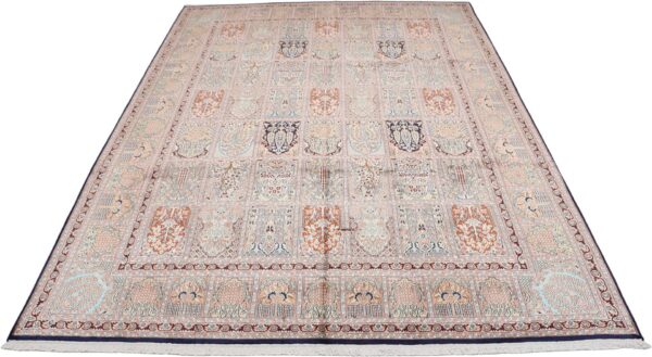 Kashmir Oriental Rug 244 × 342 cm, Silk, hand-knotted — view 2