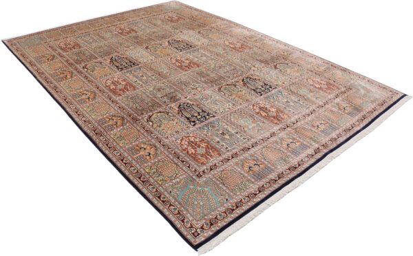 Kashmir Oriental Rug 244 × 342 cm, Silk, hand-knotted — view 4