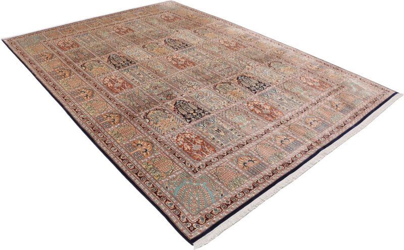 Kashmir Oriental Rug 244 × 342 cm, Silk, hand-knotted — view 4