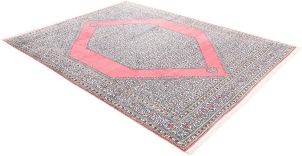 Kashmir Oriental Rug 245 × 326 cm, Silk, hand-knotted — view 4 Kashmir Oriental Rug 245 × 326 cm, Silk, hand-knotted — view 4