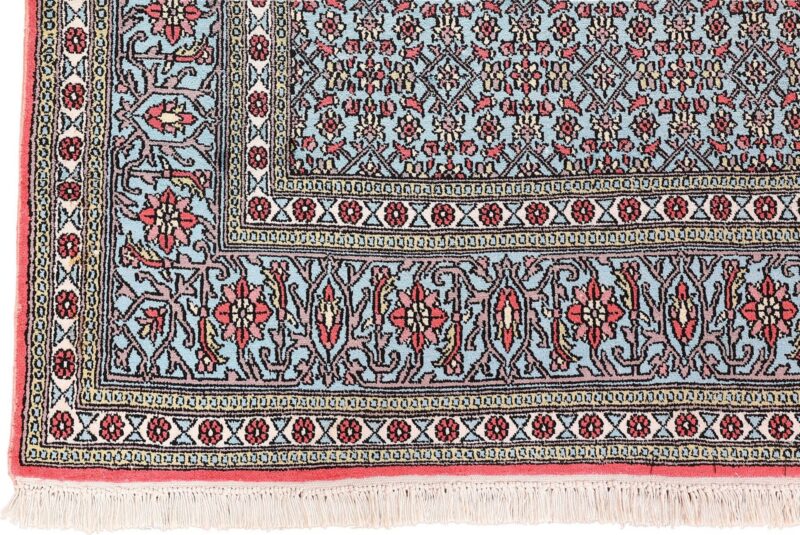 Kashmir Oriental Rug 245 × 326 cm, Silk, hand-knotted — view 5 Kashmir Oriental Rug 245 × 326 cm, Silk, hand-knotted — view 5