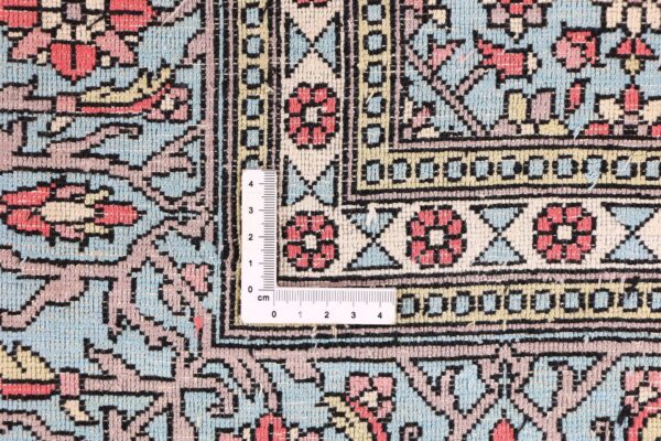 Kashmir Oriental Rug 245 × 326 cm, Silk, hand-knotted — view 9 Kashmir Oriental Rug 245 × 326 cm, Silk, hand-knotted — view 9