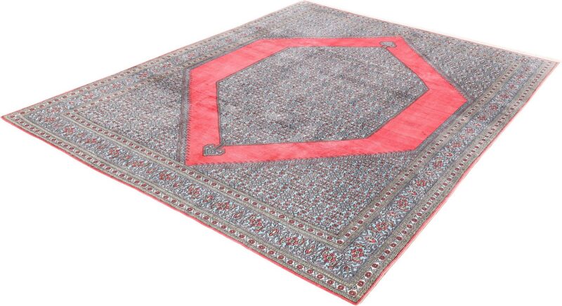 Kashmir Oriental Rug 245 × 326 cm, Silk, hand-knotted — view 3 Kashmir Oriental Rug 245 × 326 cm, Silk, hand-knotted — view 3