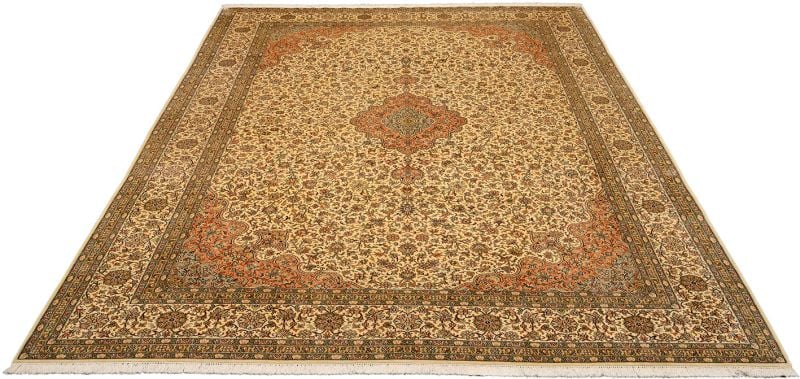 Kashmir Oriental Rug 245 × 340 cm, Silk, hand-knotted — view 2