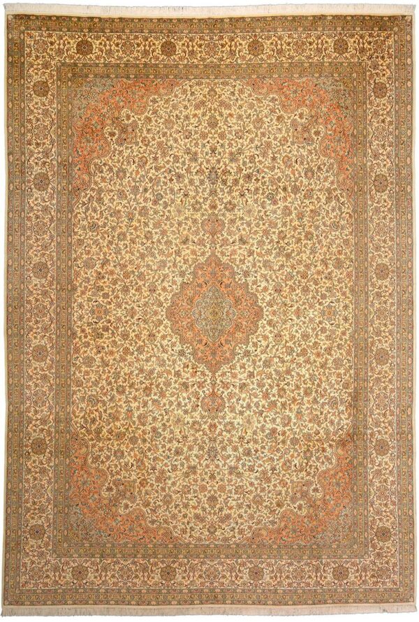 Kashmir Oriental Rug 245 × 340 cm, Silk, hand-knotted