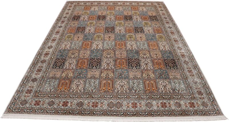 Kashmir Oriental Rug 247 × 349 cm, Silk, hand-knotted, Persian — view 7