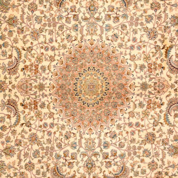 Kashmir Oriental Rug 248 × 328 cm, Silk, hand-knotted — view 4