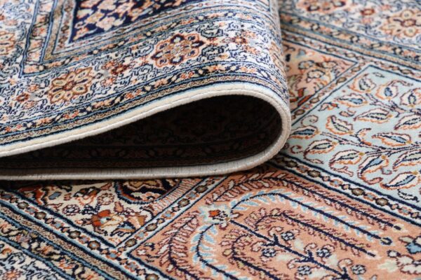 Kashmir Oriental Rug 76 × 241 cm, Silk, hand-knotted, Indian — view 10