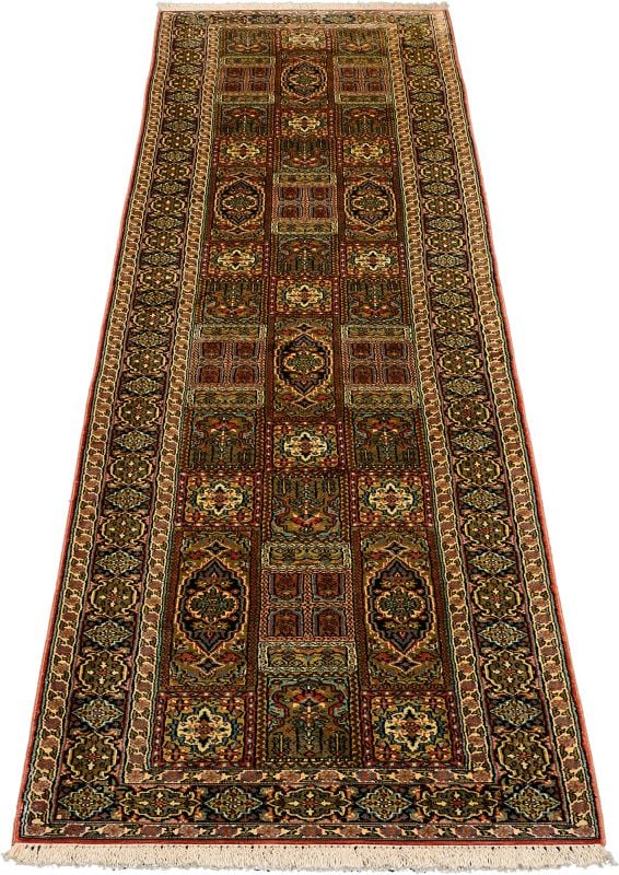 Kashmir Oriental Rug 76 × 350 cm, Silk, hand-knotted — view 2