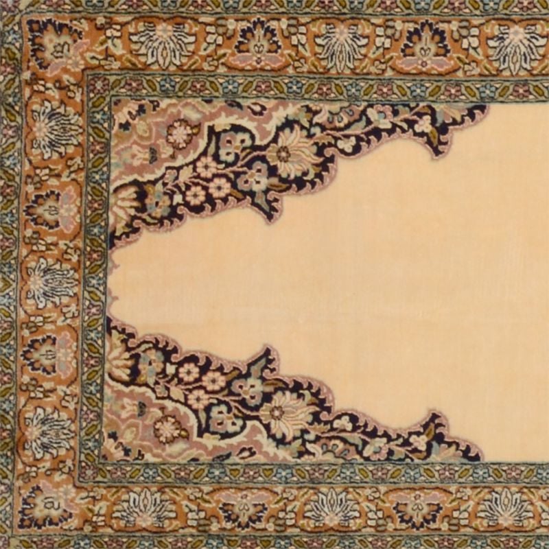 Kashmir Oriental Rug 77 × 326 cm, Silk, hand-knotted — view 4 Kashmir Oriental Rug 77 × 326 cm, Silk, hand-knotted — view 4