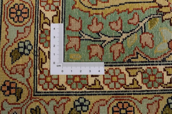 Kashmir Oriental Rug 78 × 595 cm, Silk, hand-knotted, fine — view 3