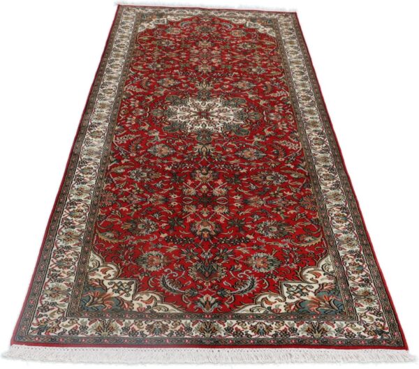 Kashmir Oriental Rug 79 × 215 cm, Silk, hand-knotted — view 5