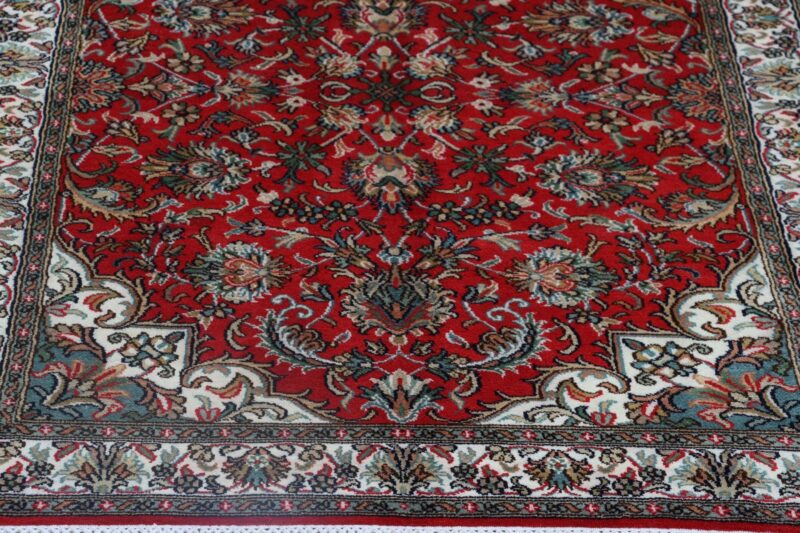 Kashmir Oriental Rug 79 × 215 cm, Silk, hand-knotted — view 6