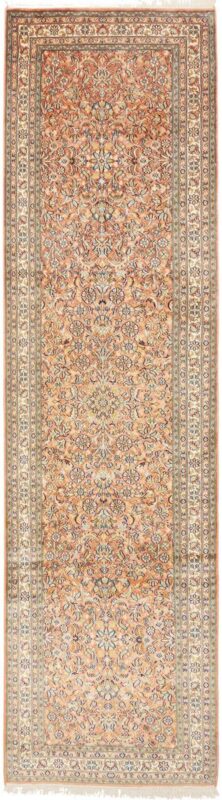 Kashmir Oriental Rug 80 × 295 cm, Silk, hand-knotted