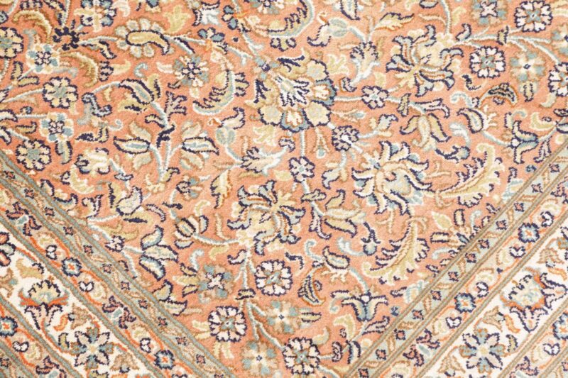Kashmir Oriental Rug 80 × 295 cm, Silk, hand-knotted — view 6