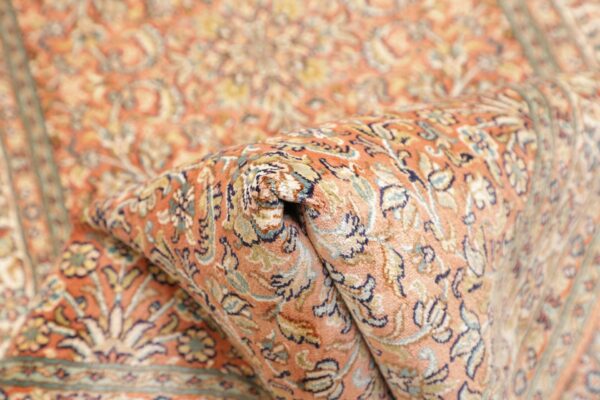 Kashmir Oriental Rug 80 × 295 cm, Silk, hand-knotted — view 8