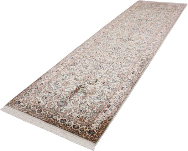 Kashmir Oriental Rug 83 × 303 cm, Silk, hand-knotted — view 3 Kashmir Oriental Rug 83 × 303 cm, Silk, hand-knotted — view 3