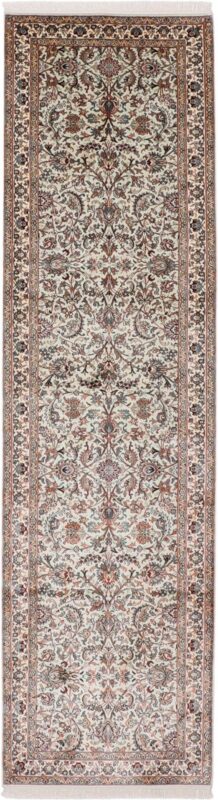 Kashmir Oriental Rug 83 × 303 cm, Silk, hand-knotted Kashmir Oriental Rug 83 × 303 cm, Silk, hand-knotted