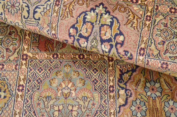 Kashmir Oriental Rug 88 × 303 cm, Silk, hand-knotted — view 5
