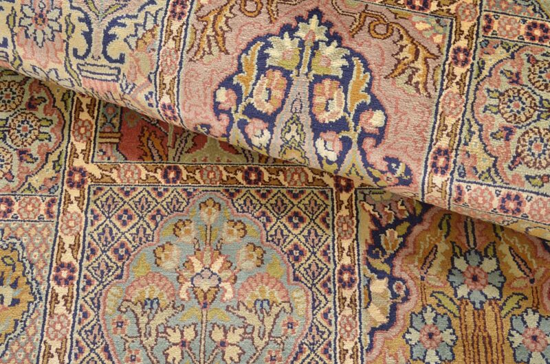 Kashmir Oriental Rug 88 × 303 cm, Silk, hand-knotted — view 5