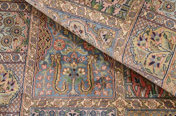 Kashmir Oriental Rug 92 × 286 cm, Silk, hand-knotted — view 5