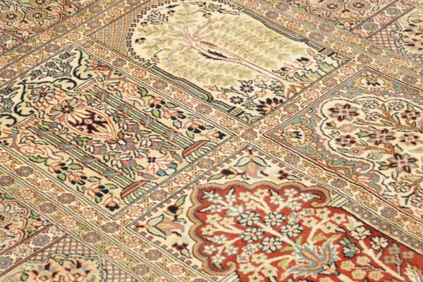 Kashmir Oriental Rug 93 × 153 cm, Silk, hand-knotted — view 7