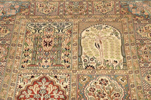 Kashmir Oriental Rug 93 × 153 cm, Silk, hand-knotted — view 8