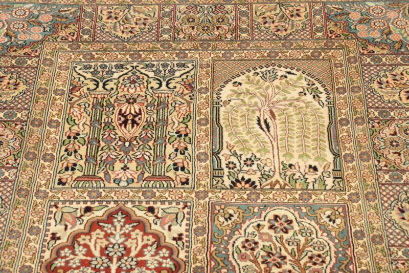 Kashmir Oriental Rug 93 × 153 cm, Silk, hand-knotted — view 8