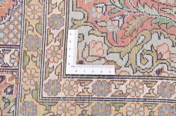 Kashmir Oriental Rug 95 × 313 cm, Silk, hand-knotted, fine — view 4