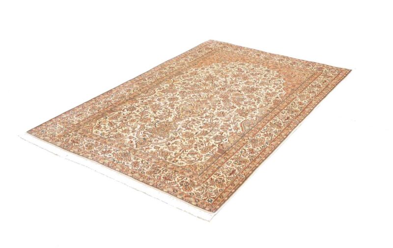 Kashmir Oriental Rug 127 × 185 cm, Silk, hand-knotted — view 2