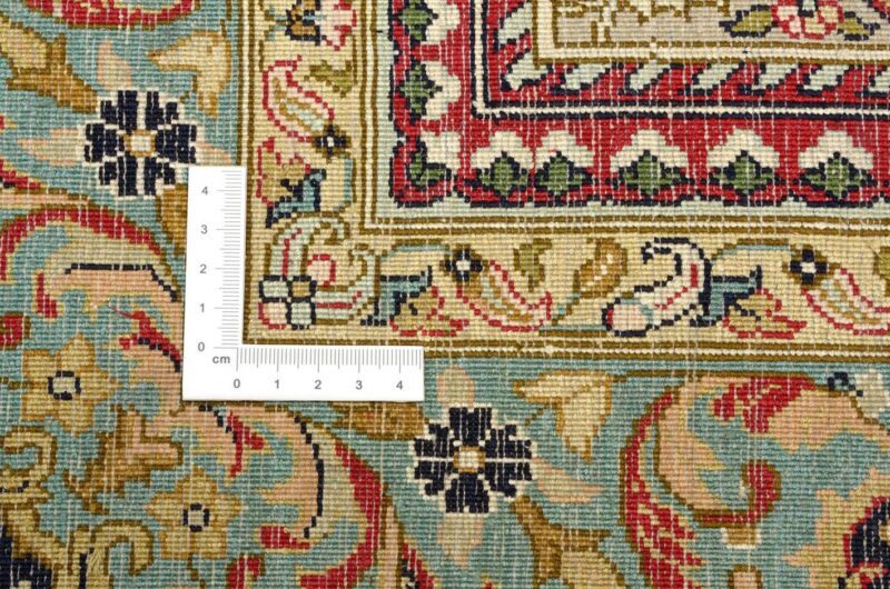 Kashmir Oriental Rug 137 × 197 cm, Silk, hand-knotted, refined — view 3 Kashmir Oriental Rug 137 × 197 cm, Silk, hand-knotted, refined — view 3