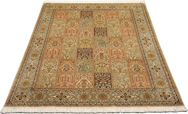 Kashmir Oriental Rug 151 × 216 cm, Silk, hand-knotted — view 2
