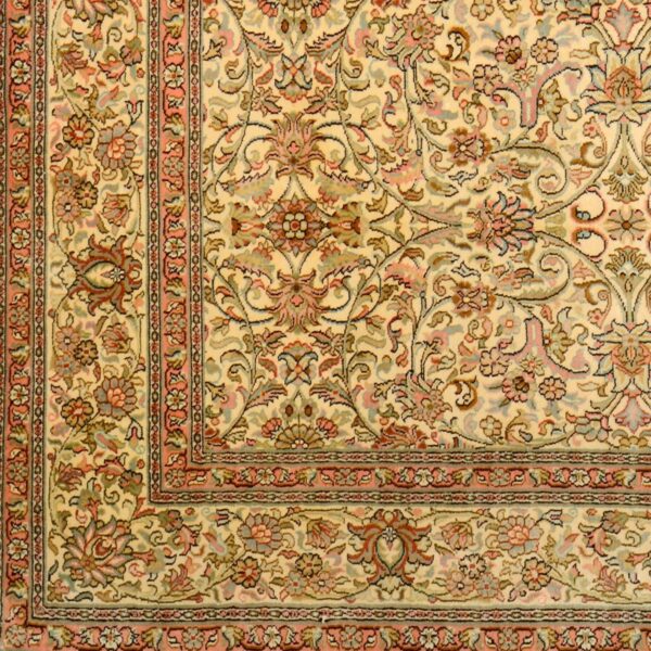 Kashmir Oriental Rug 158 × 218 cm, Silk, hand-knotted — view 4