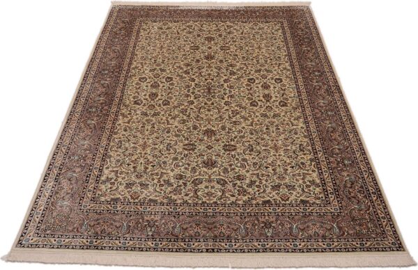Kashmir Oriental Rug 179 × 276 cm, Silk, hand-knotted, fine — view 2